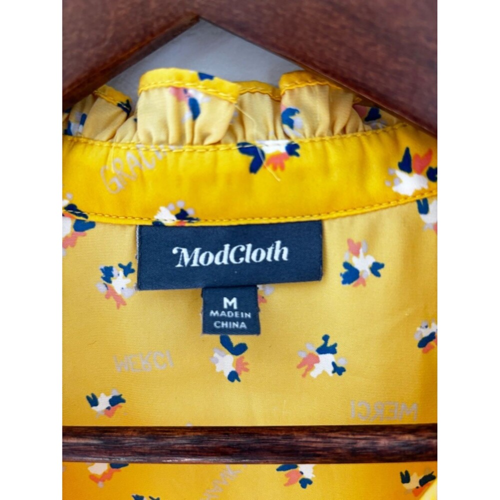 🌼 ModCloth Ruffle Blouse | Cottagecore Chic - Picture 5 of 9